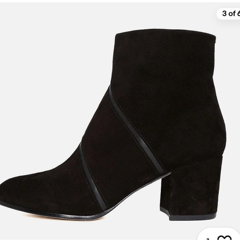 Via Spiga black suede boots